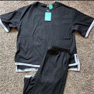 Women’s Cotton 2-Piece Loungewear Set Size Large New with Tags